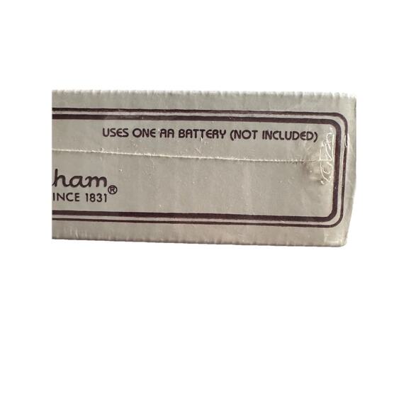 Vintage Ingraham Light Blue Plastic Wall Clock Square 10” USA Heartland Themed - Picture 7 of 7